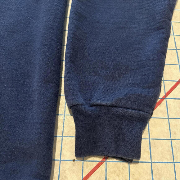 Thrasher Magazine Flames Navy Blue Pullover Hoodie Sweatshirt Men’s Small - Picture 4 of 15